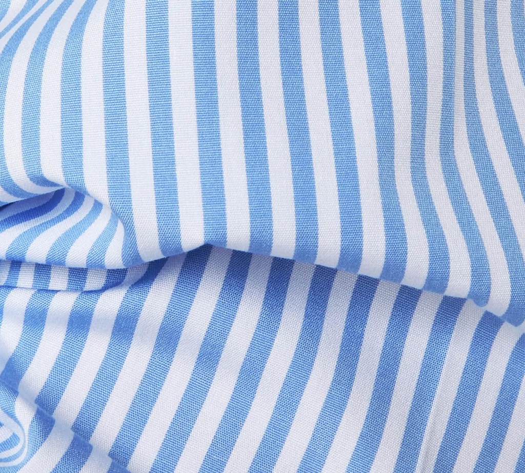 Xacus - CAMISA BLANCA CON RAYAS AZULES