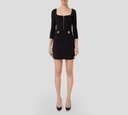 Elisabetta Franchi - VESTIDO NEGRO CON CIERRE DORADO