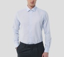 Xacus - CAMISA BLANCA CON PUNTOS AZULES