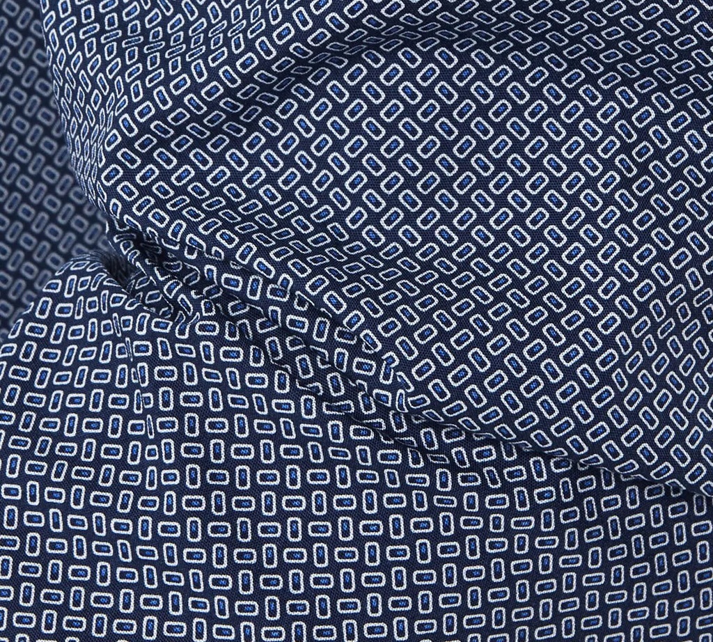 Xacus - CAMISA AZUL CON DETALLES AZULES