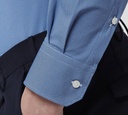 Xacus - CAMISA AZUL CON DETALLES EN BLANCO