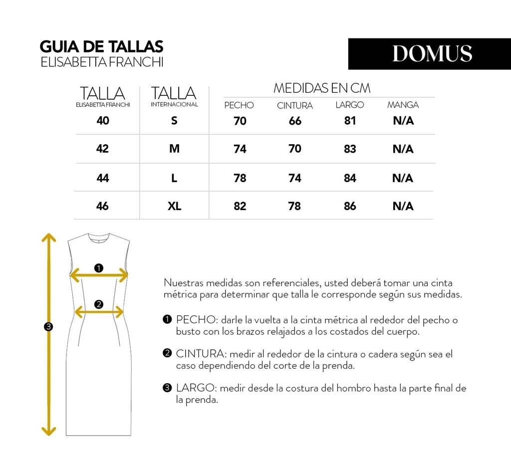 Elisabetta Franchi - VESTIDO DE MUJER 016