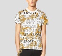 Versace Jeans Couture - FRANELA BLANCA MANGA CORTA CON ESTAMPADO DE BAROQUE