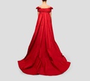 Elie Saab - VESTIDO LARGO, TAFETAN ROJO