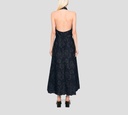 Elie Saab - VESTIDO AZUL DENIM CON FLORES