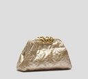 Elie Saab - CARTERA ESTILO SOBRE DE CUERO, DORADA