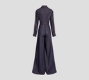 Elie Saab - ENTERIZO DE JEANS CON DETALLES EN BRONCE
