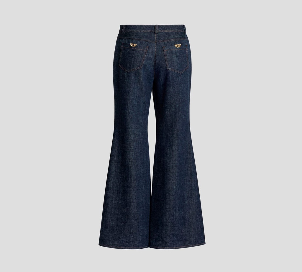 Elie Saab - JEANS DENIM BOTA ANCHA