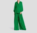 Elie Saab - BLUSA VERDE CON CINTA