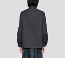 Elie Saab - BLUSA DE JEANS CON DETALLES EN BRONCE