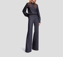 Elie Saab - BLUSA DE JEANS CON DETALLES EN BRONCE