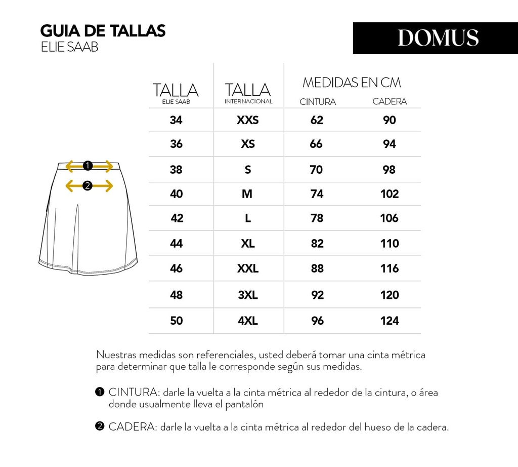 Elie Saab - FALDA NEGRA CON FLORES BLANCAS
