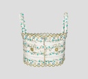 Elie Saab - CROP TOP DE ALGODÓN BORDADO, MULTICOLOR