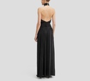 Elisabetta Franchi - VESTIDO GRIS DE ESPALDA DESCUBIERTA