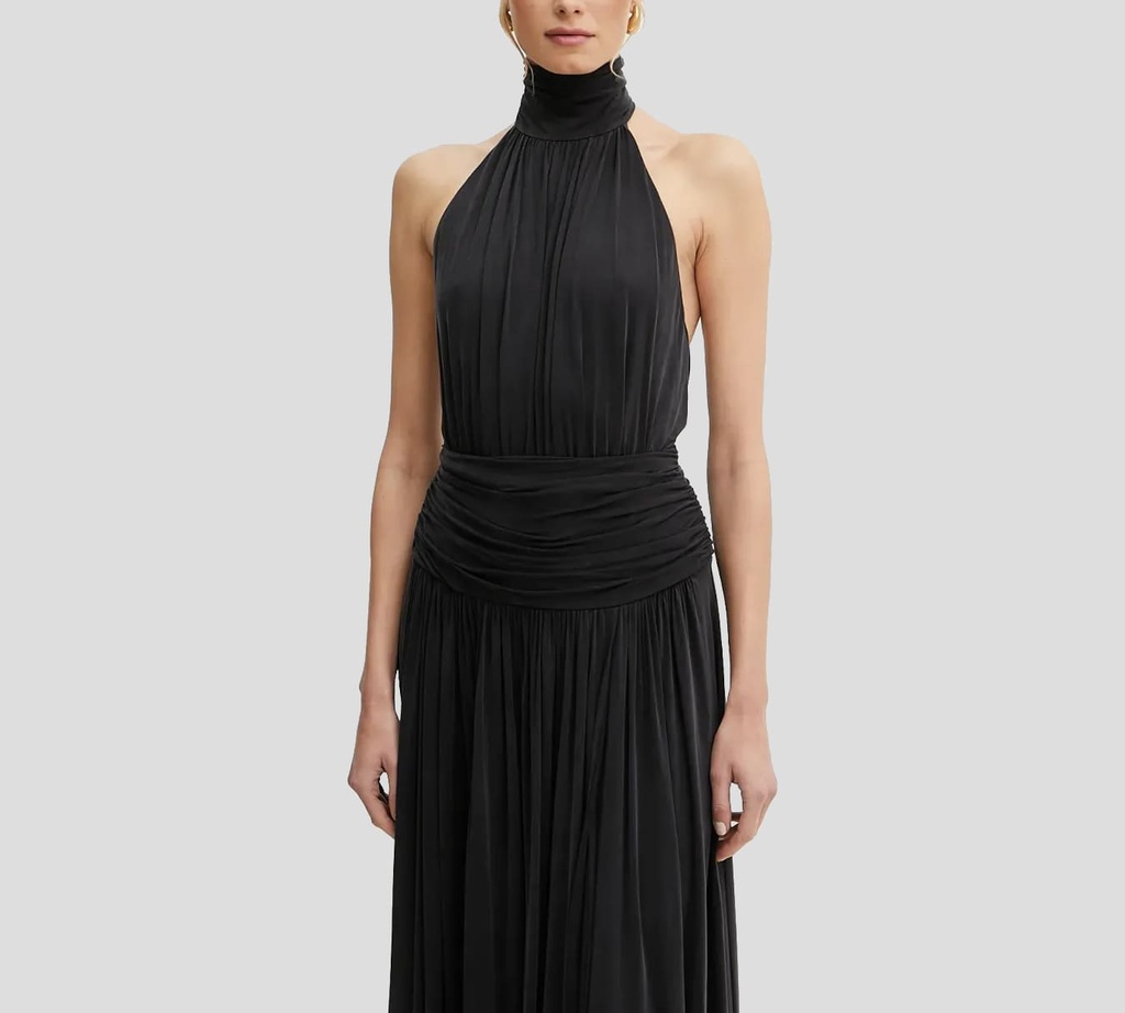 Elisabetta Franchi - VESTIDO GRIS DE ESPALDA DESCUBIERTA