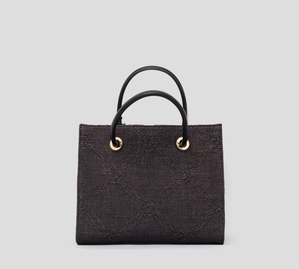 Elisabetta Franchi - CARTERA PEQUEÑA CUADRADA NEGRA