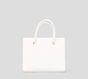 Elisabetta Franchi - CARTERA PEQUEÑA BLANCA TEXTURIZADA