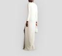 Elie Saab - VESTIDO LARGO, CADY BLANCO
