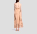 Elie Saab - VESTIDO MARRON CON FLORES