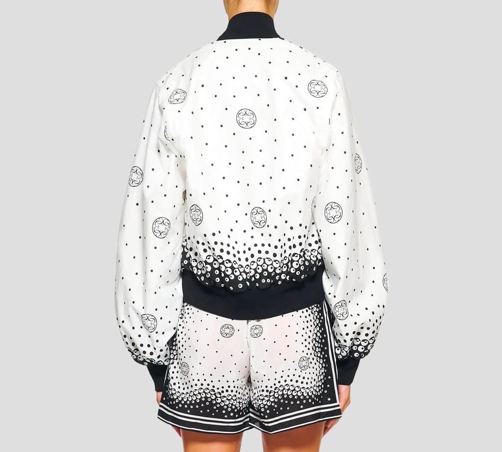 Elie Saab - CHAQUETA DE ALGODÓN, BLANCO Y NEGRO