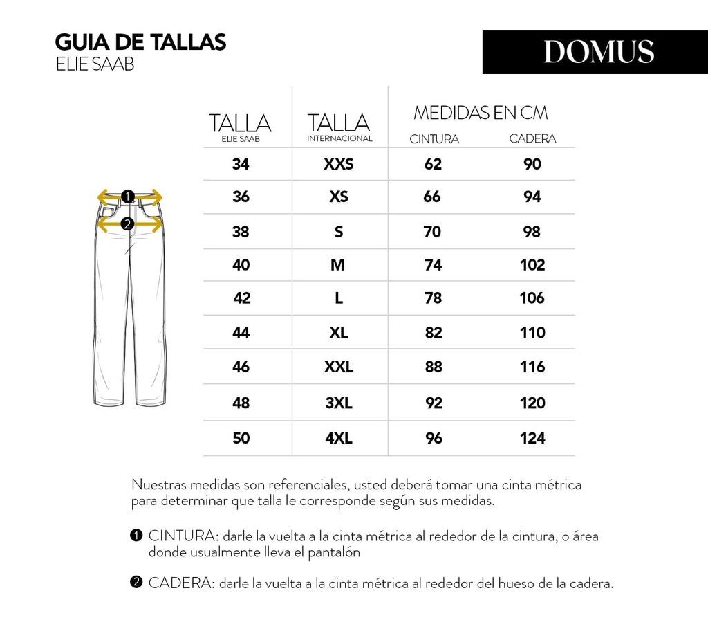 Elie Saab - PANTALON OFF WHITE CON BOTONES DORADOS