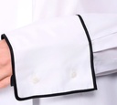 Elie Saab - CAMISA BLANCA CON BORDES NEGROS