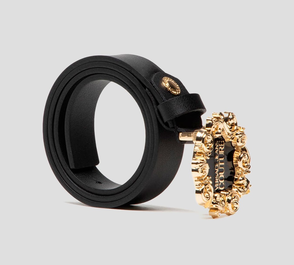 Versace Jeans Couture - CORREA NEGRA CION HEBILLA DORADA 899