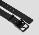Versace Jeans Couture - CORREA NEGRA CON HEBILLA NEGRA CUADRADA