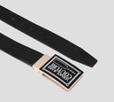Versace Jeans Couture - CORREA NEGRA CON HEBILLA ESTAMPADA