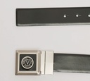 Versace Jeans Couture - CORREA NEGRA CON HEBILLA PLATEADA 185