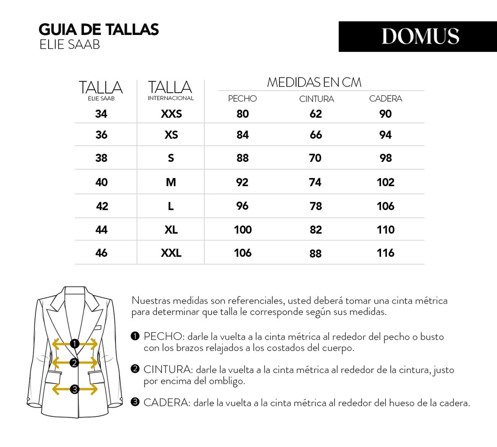 Elie Saab - CHAQUETA NEGRA CON COSTURA BLANCA