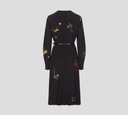 Elie, Saab - VESTIDO MIDI, CREPE ESTAMPADO DE FLORES