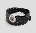 Versace Jeans Couture - CORREA NEGRA CON DETALLES DORADOS