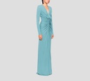 Elie Saab - VESTIDO AZUL CLARO CON CIERRE