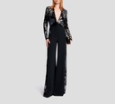 Elie Saab - VESTIDO NEGRO DE LENTEJUELAS Y CINTURON