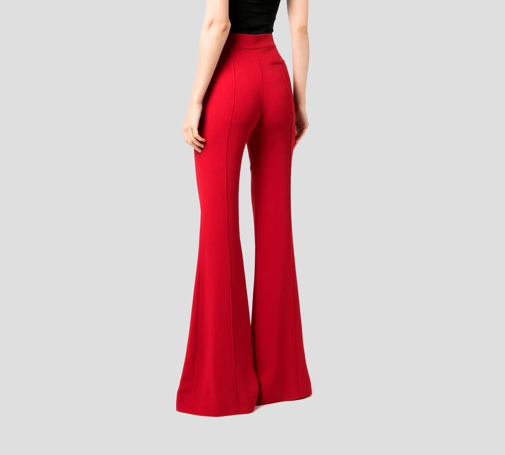 Elie Saab - PANTALON FUCSIA ANCHO