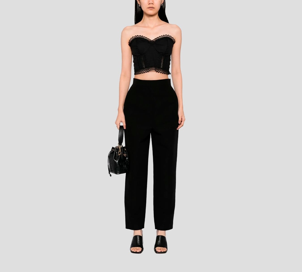 Elie Saab - PANTALON NEGRO ANCHO