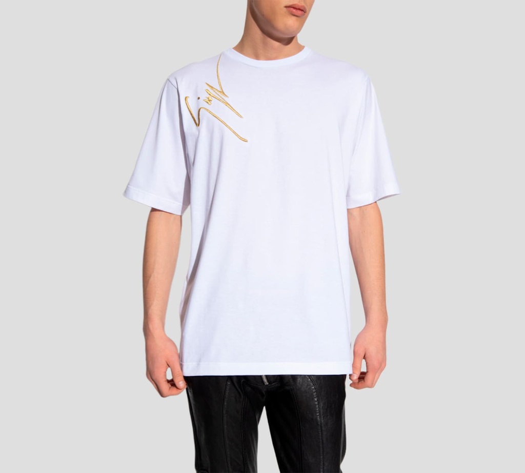Giuseppe Zanotti - FRANELA WAIMEA BLANCO Y DORADO