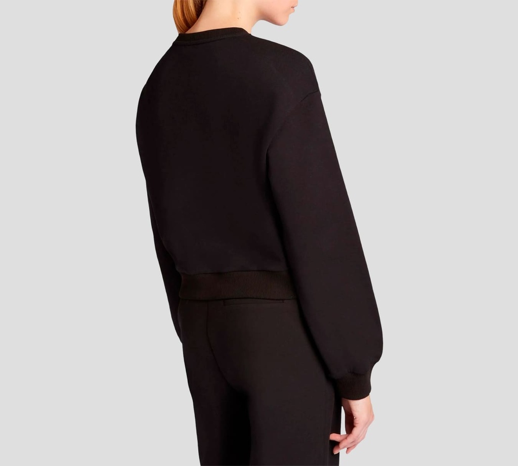 Giuseppe Zanotti - SWEATER DE FELPA NEGRO 02