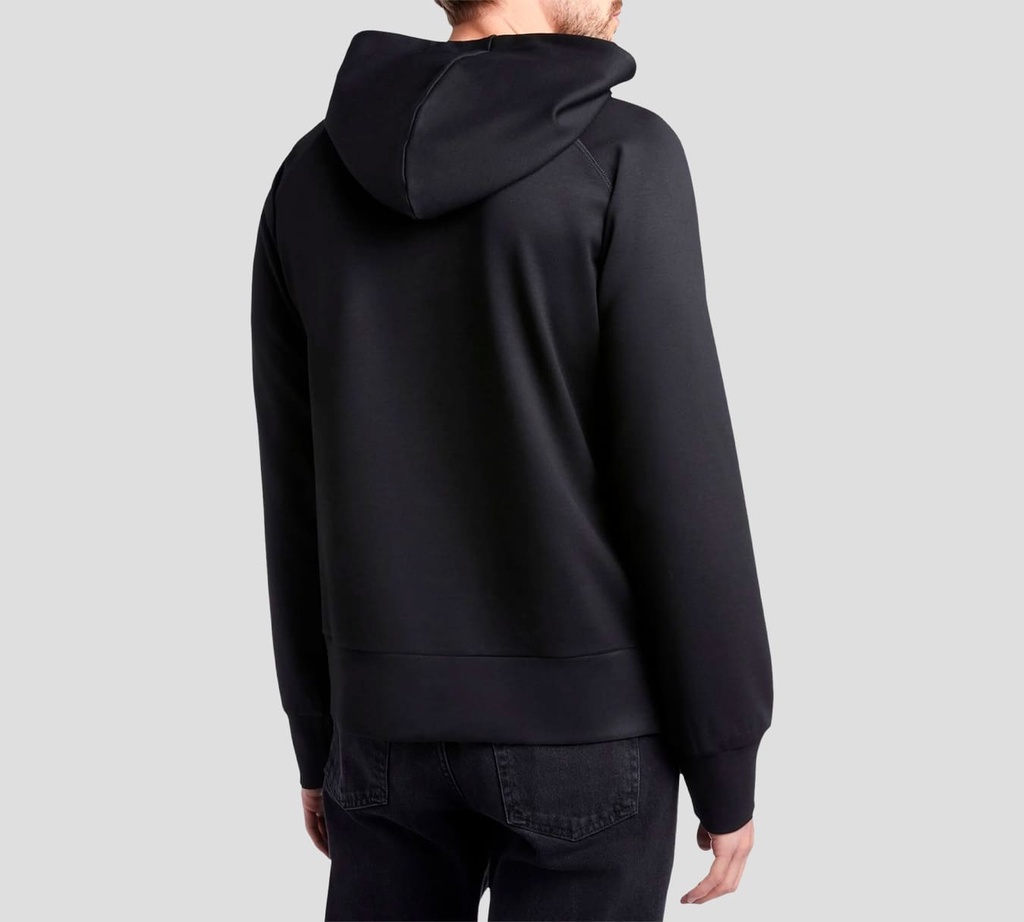 Giuseppe Zanotti - HOODIE DE FELPA Y NEOPRENO
