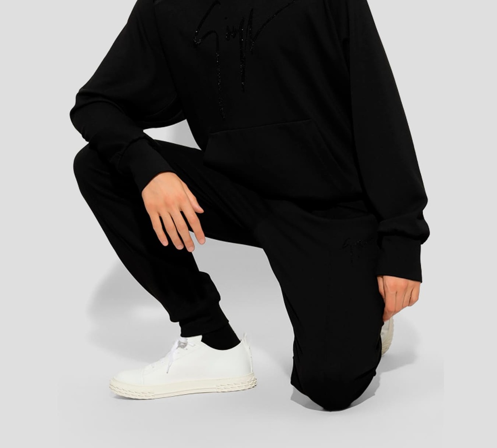 Giuseppe Zanotti - JOGGER DE FELPA Y NEOPRENO