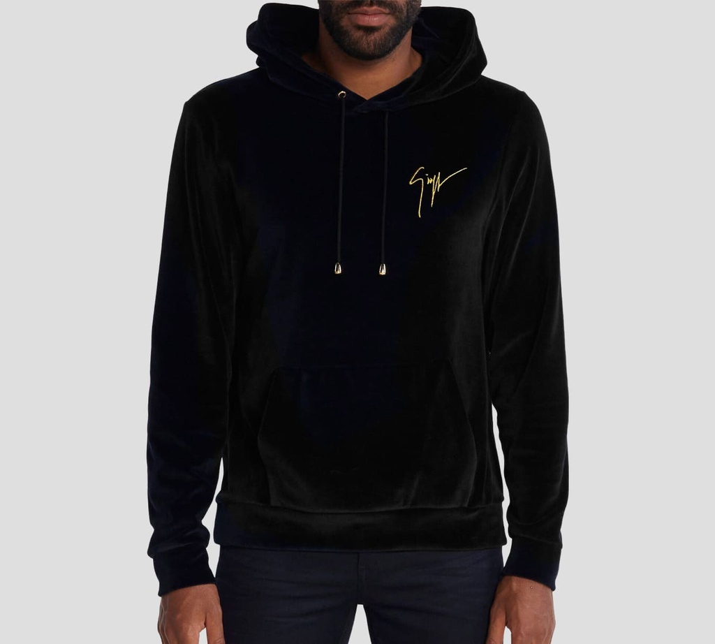 Giuseppe Zanotti - SWEATER HOODIE NEGRO 06