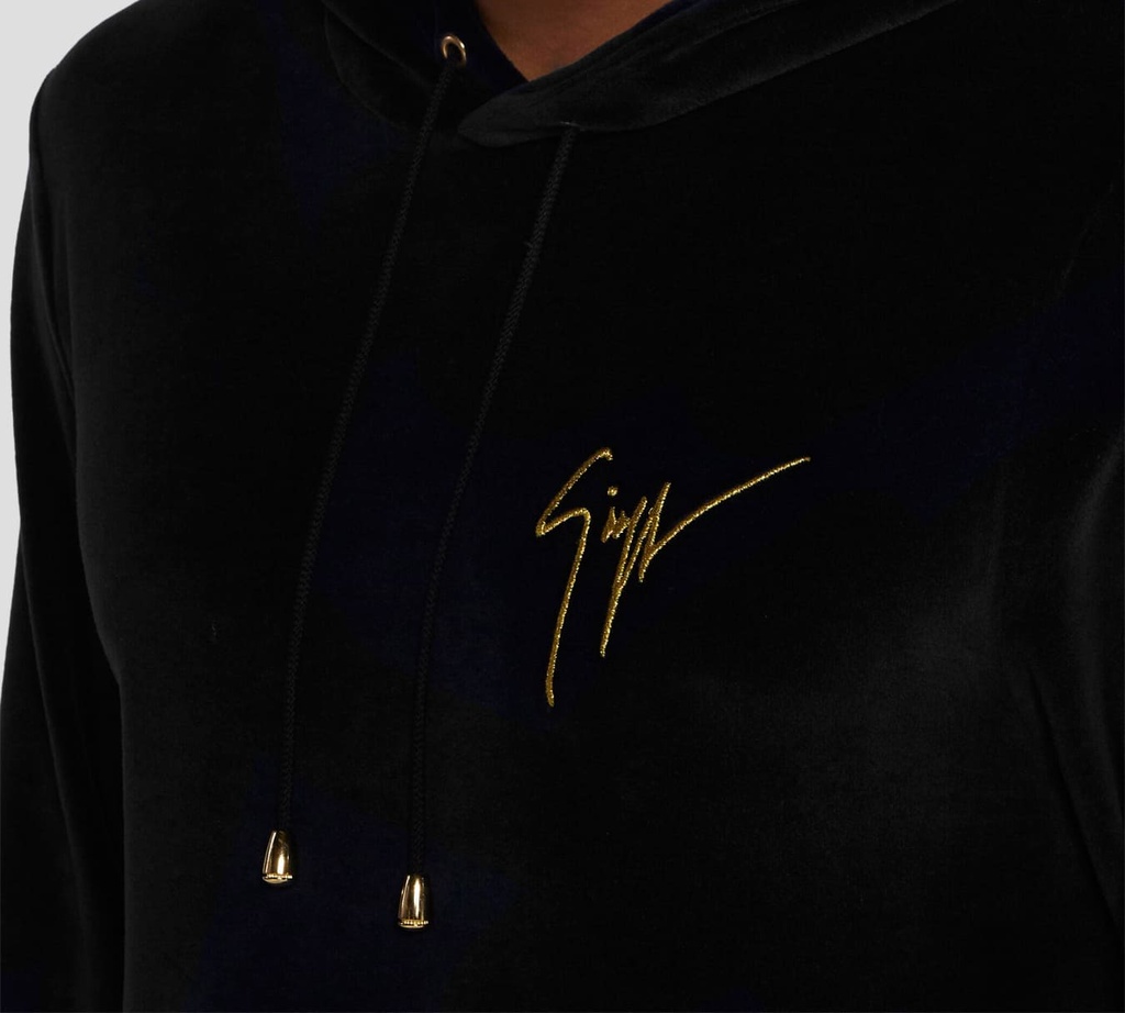 Giuseppe Zanotti - SWEATER HOODIE NEGRO 06