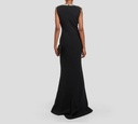 Elie Saab - VESTIDO LARGO, CREPE, NEGRO