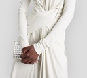Elie Saab - VESTIDO JERSEY LARGO, BLANCO