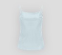 Herno - BLUSA DE TIRAS AZUL BRILLANTE