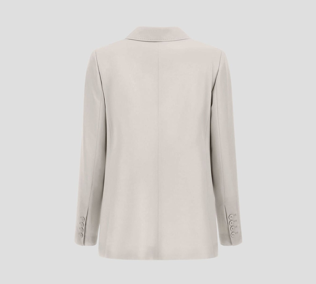 Herno - BLAZER CAMEL CON COSTURA EN SOLAPA