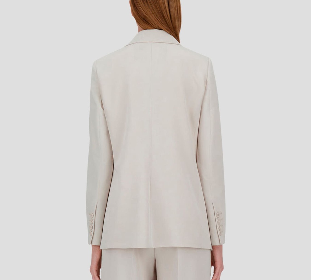 Herno - BLAZER CAMEL CON COSTURA EN SOLAPA