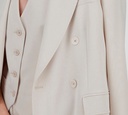 Herno - BLAZER CAMEL CON COSTURA EN SOLAPA