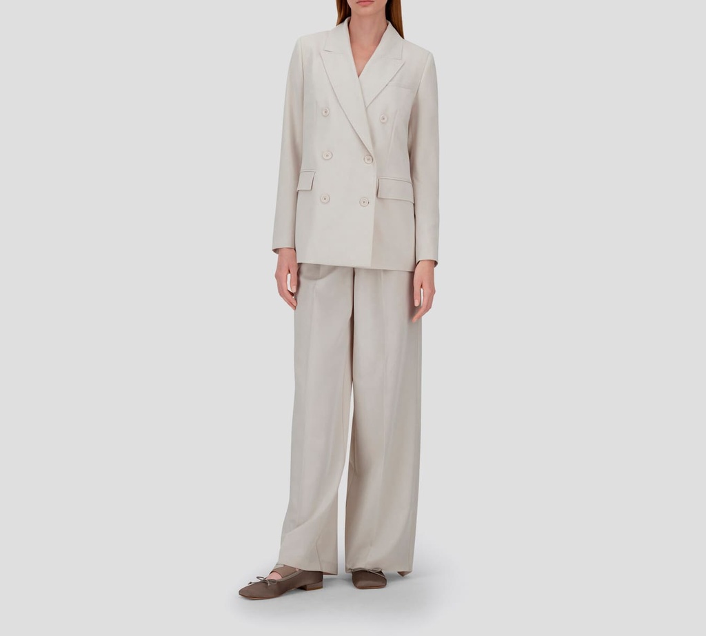 Herno - BLAZER CAMEL CON COSTURA EN SOLAPA